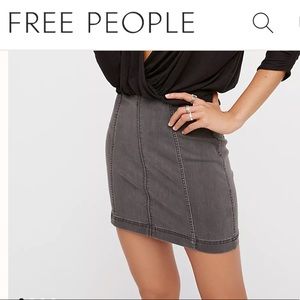 Free people mini skirt